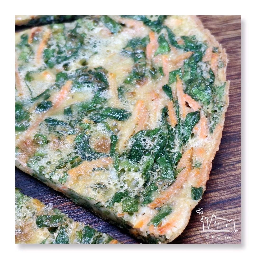 甘蓝菜鸡蛋薄饼
