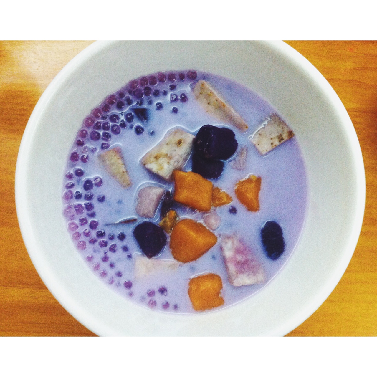 紫薯椰奶西米露