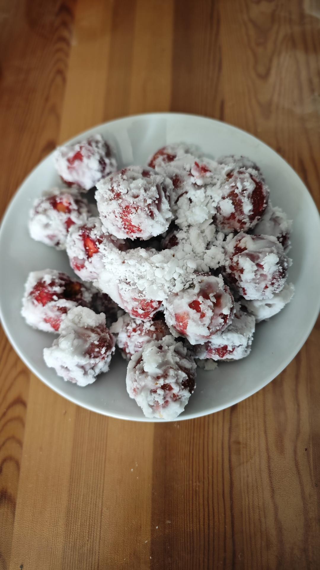 雪花山楂球 酸甜爽口 开胃又好吃 附细节视频详解