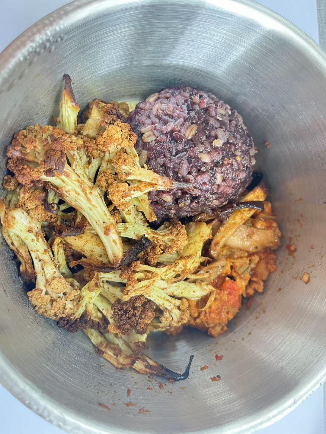 巨巨巨好吃的空气炸锅花菜～