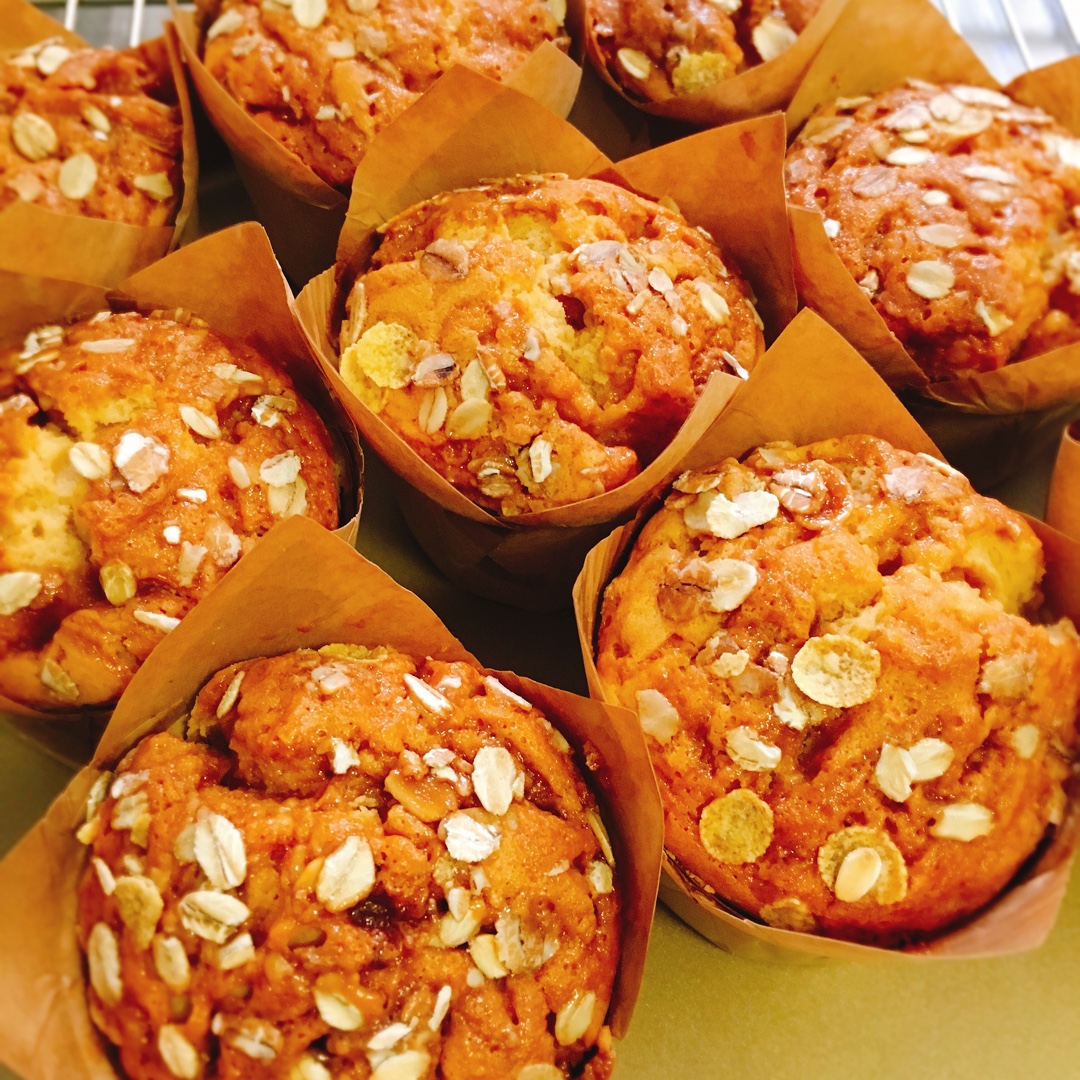 【视频食谱】太妃海盐马芬