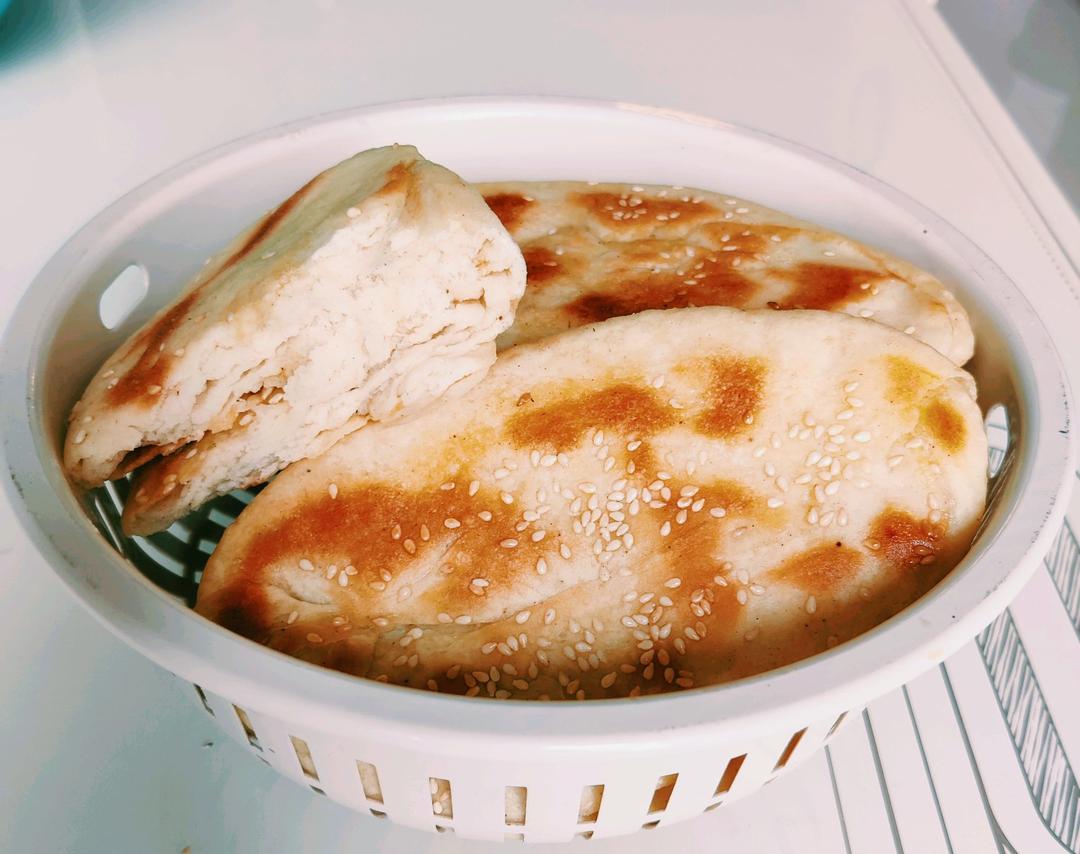 发面牛舌饼