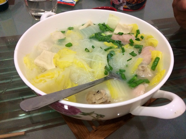 白菜粉丝汤
