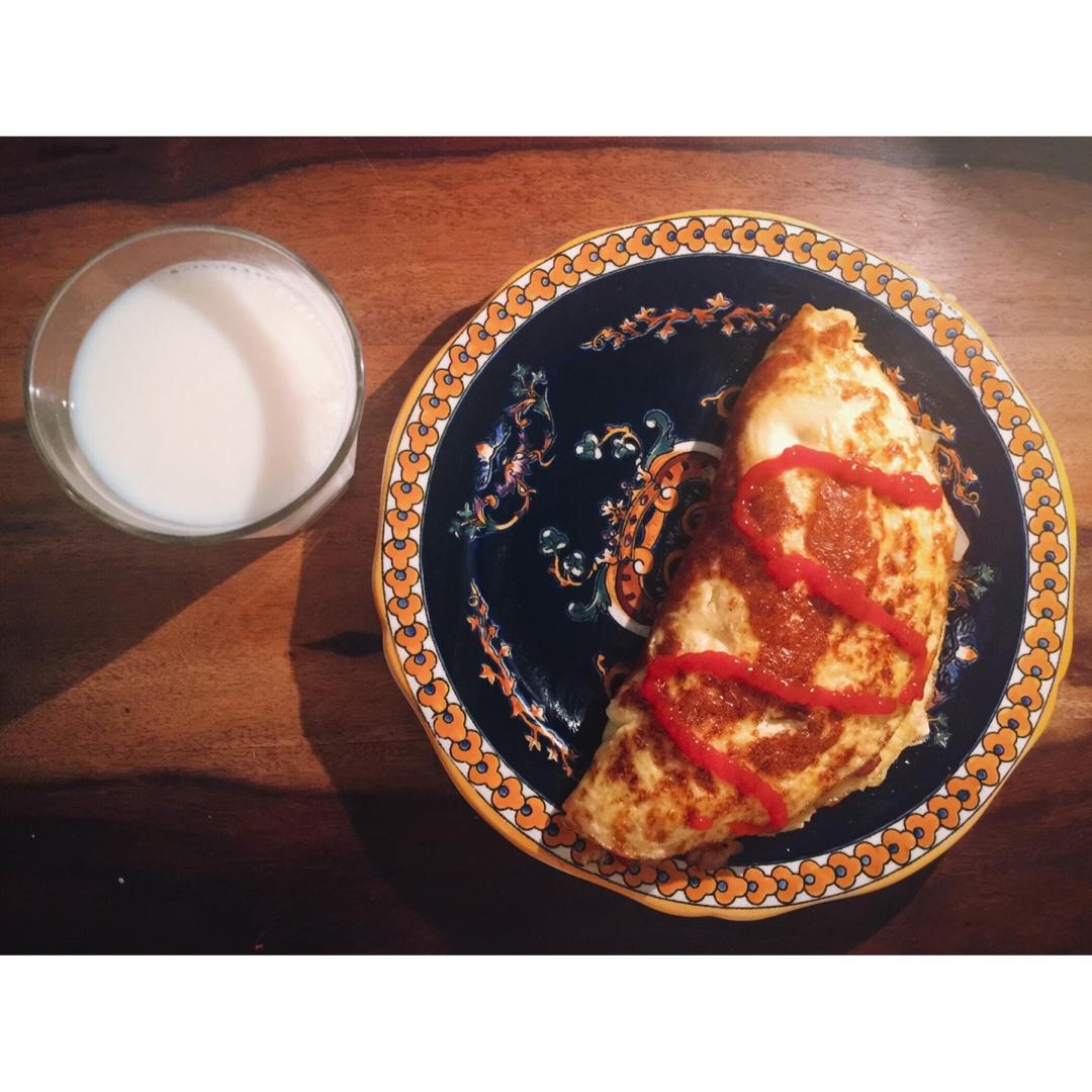 西式乳酪欧姆蛋 omelette