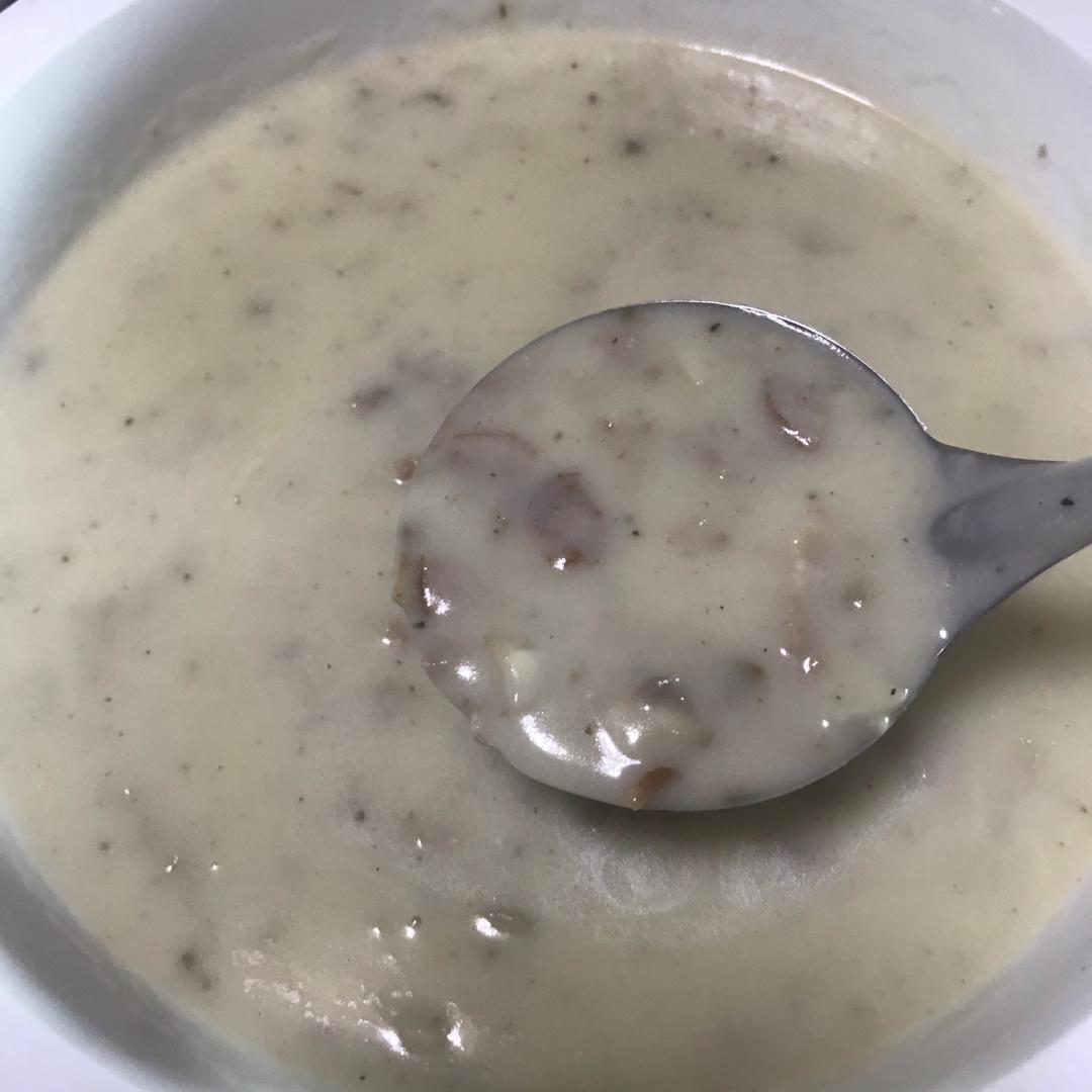 奶油蘑菇汤（完美比例版）