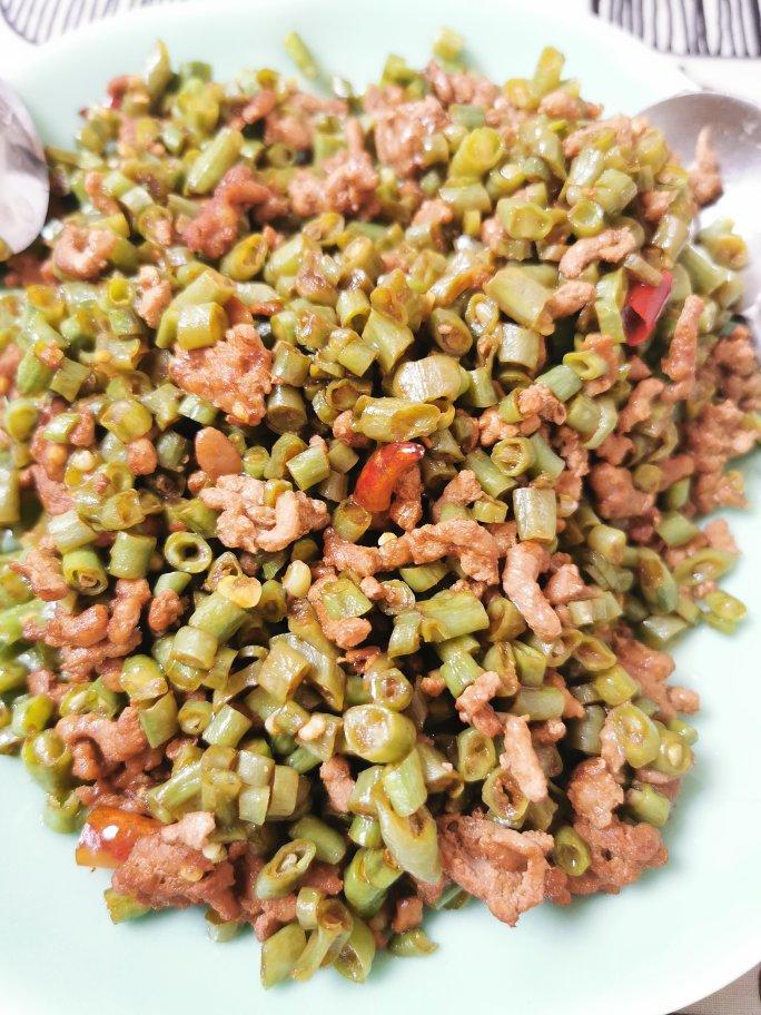 肉沫酱烧豇豆/扁豆/四季豆/白不老末——就是这么下饭