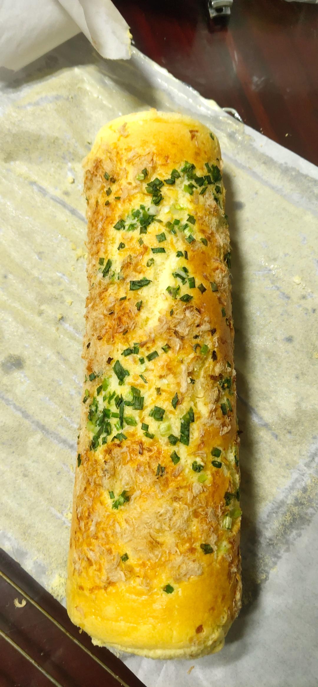 香葱肉松卷 蛋糕卷-无敌美味