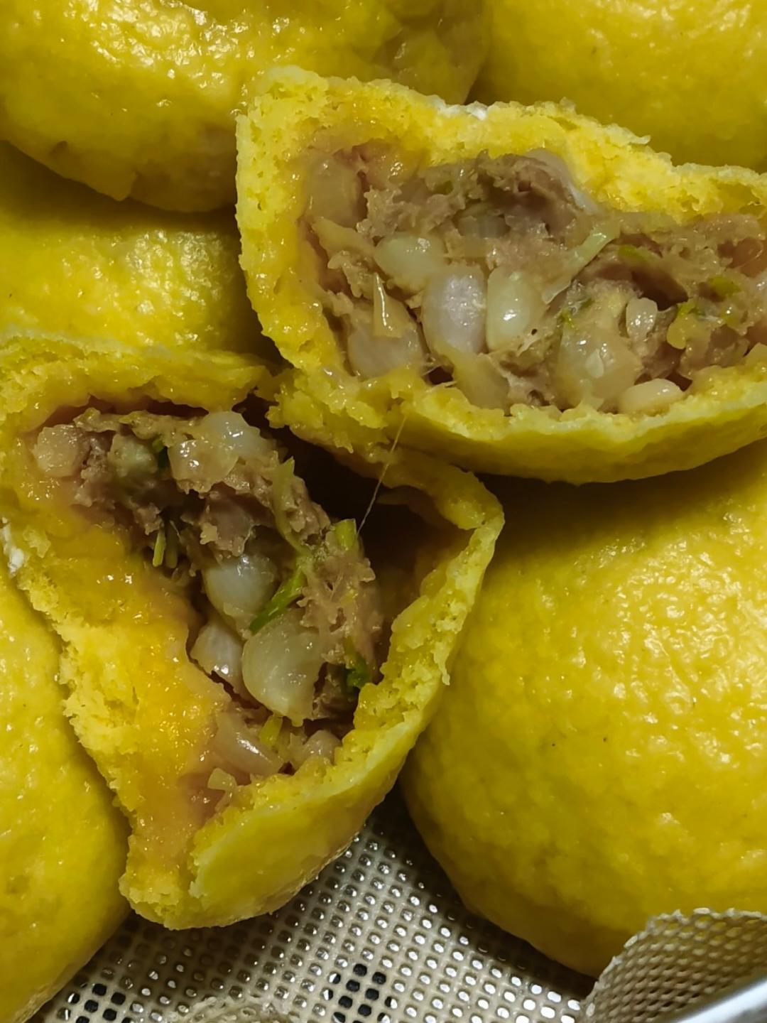 荠菜小蒜菜饼子