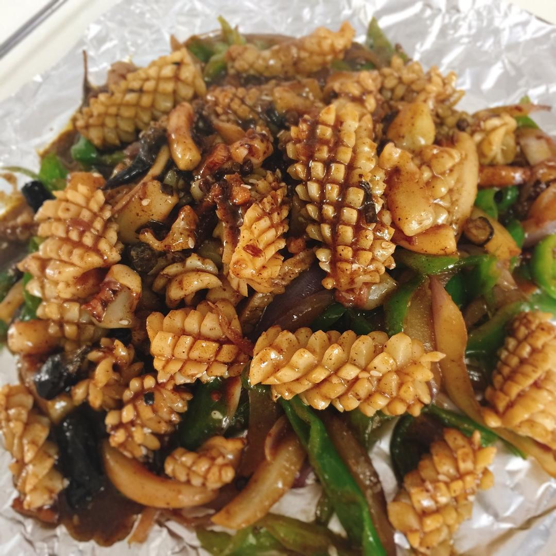 干锅酱香鱿鱼