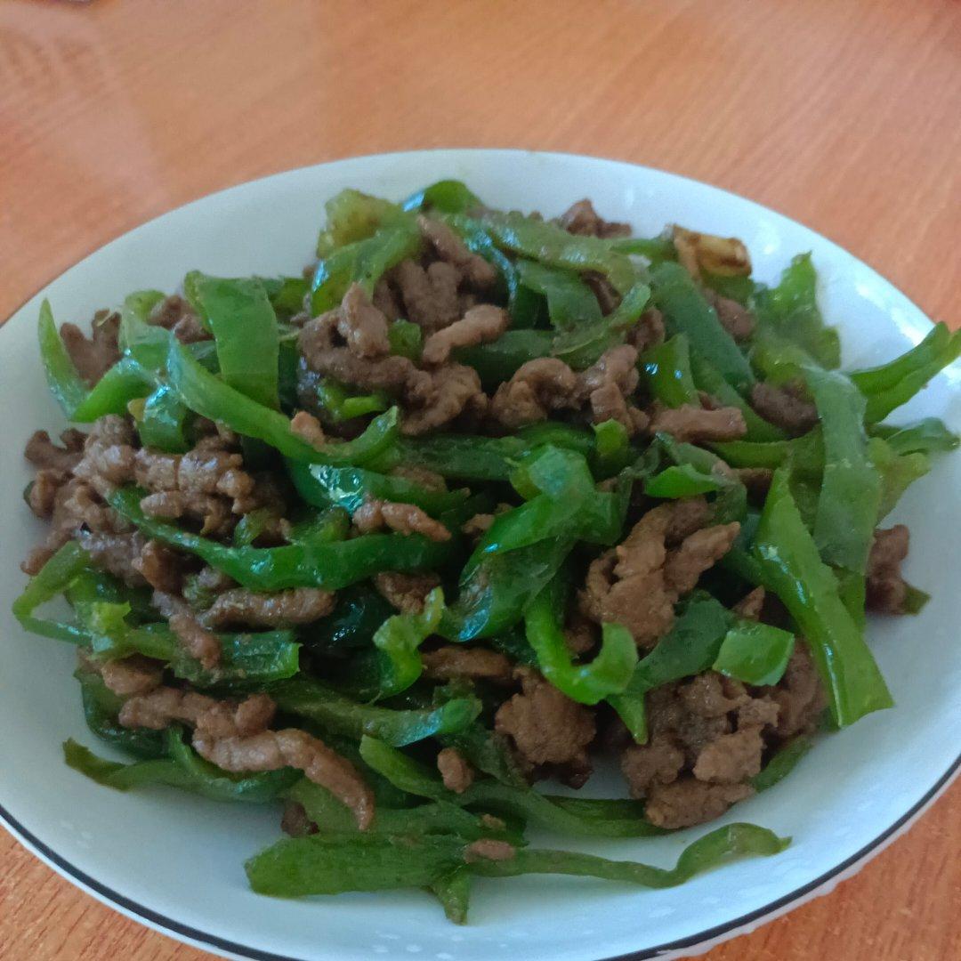 青椒🫑炒肉丝