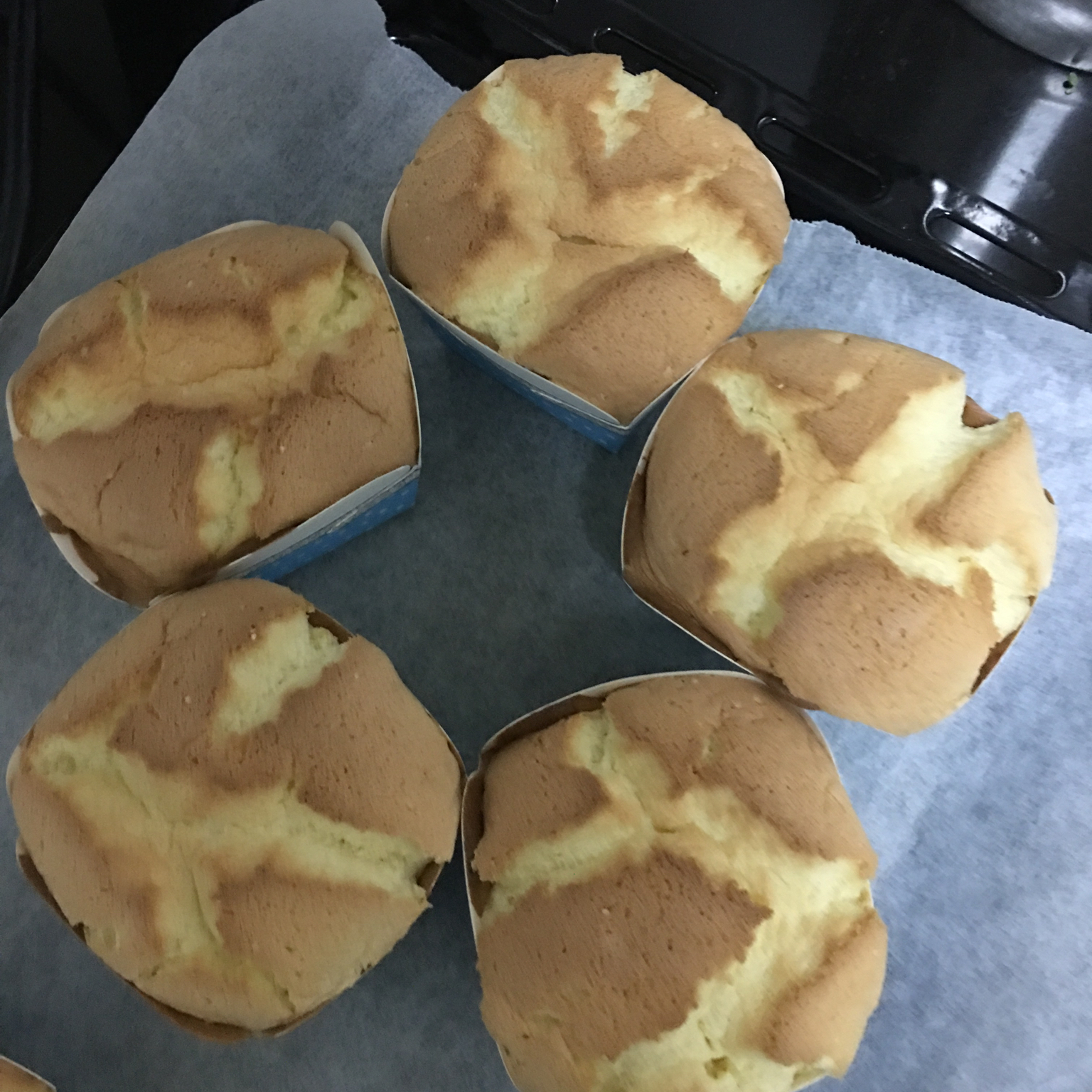 棉花纸杯蛋糕
