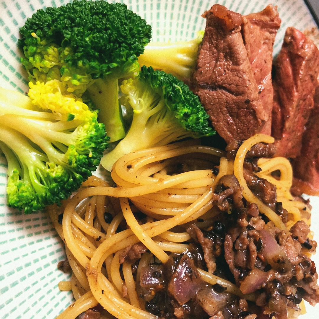 黑椒意面