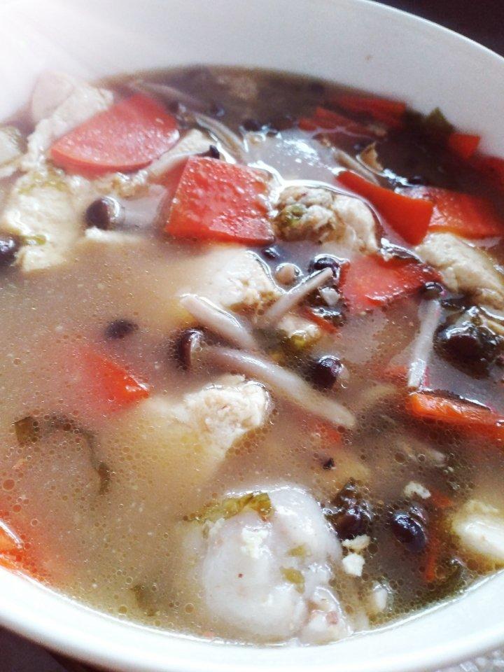 豆团汤