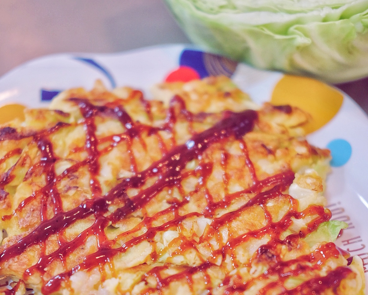 卷心菜大虾煎饼的做法