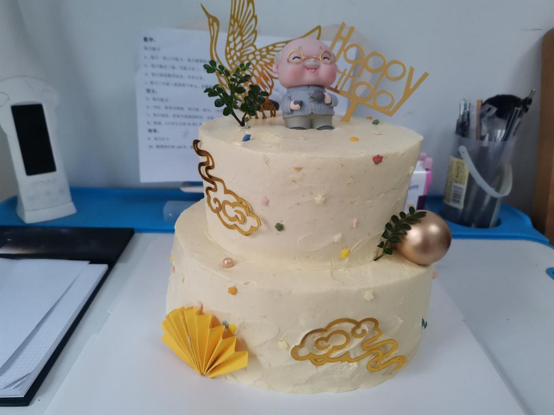 记录我的蛋糕抹面