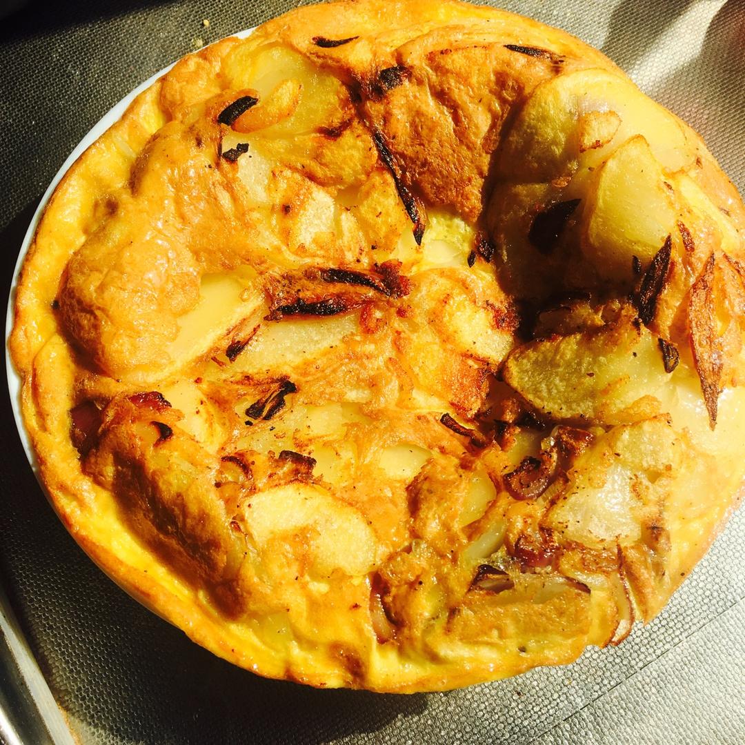 【蛋蛋去哪了】超容易上手的西班牙马铃薯烘蛋Tortilla de patatas
