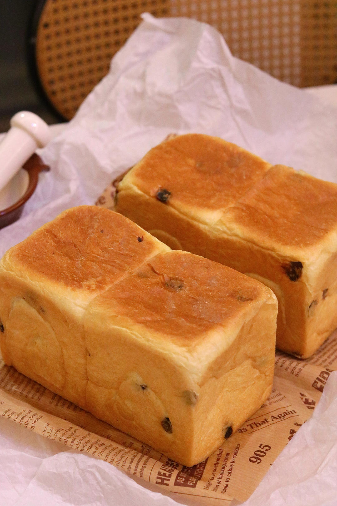 炼乳鲜奶提子吐司｜奶香加倍柔软加倍