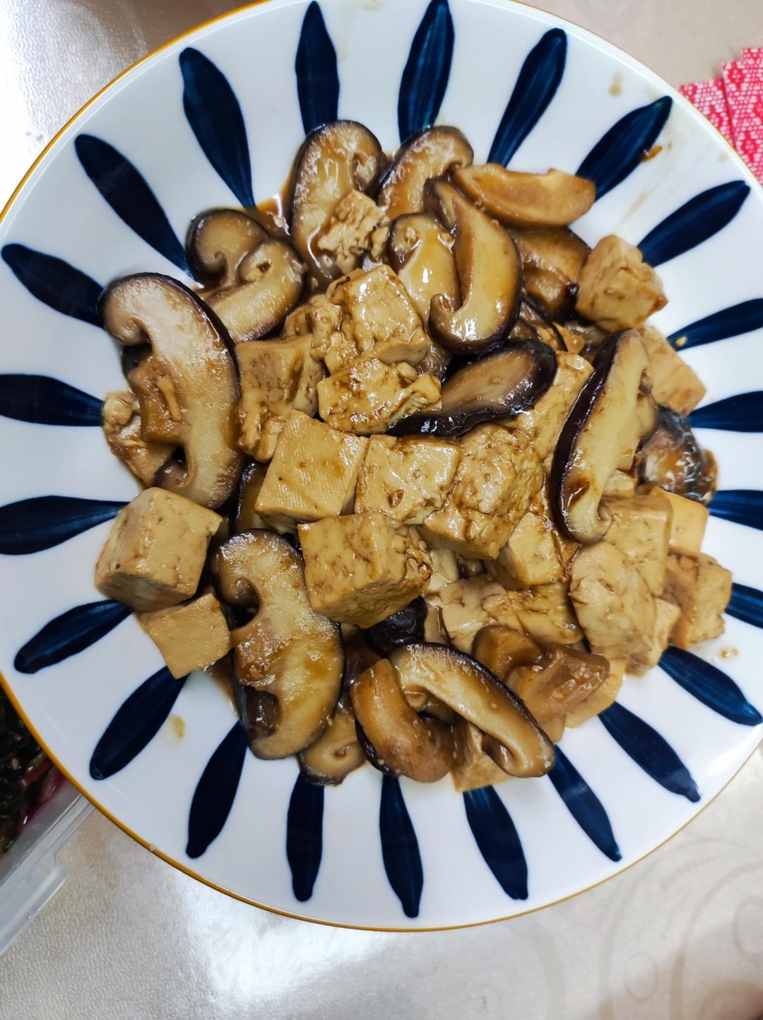 超简单还减脂 香菇烧豆腐