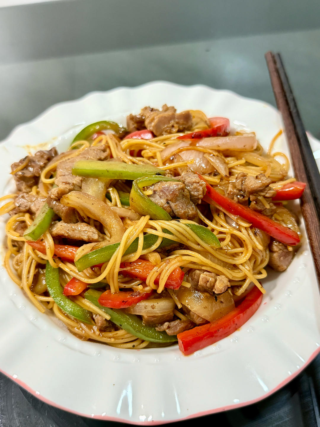 比餐厅好吃的黑椒牛柳意面🍝零失败简单教程