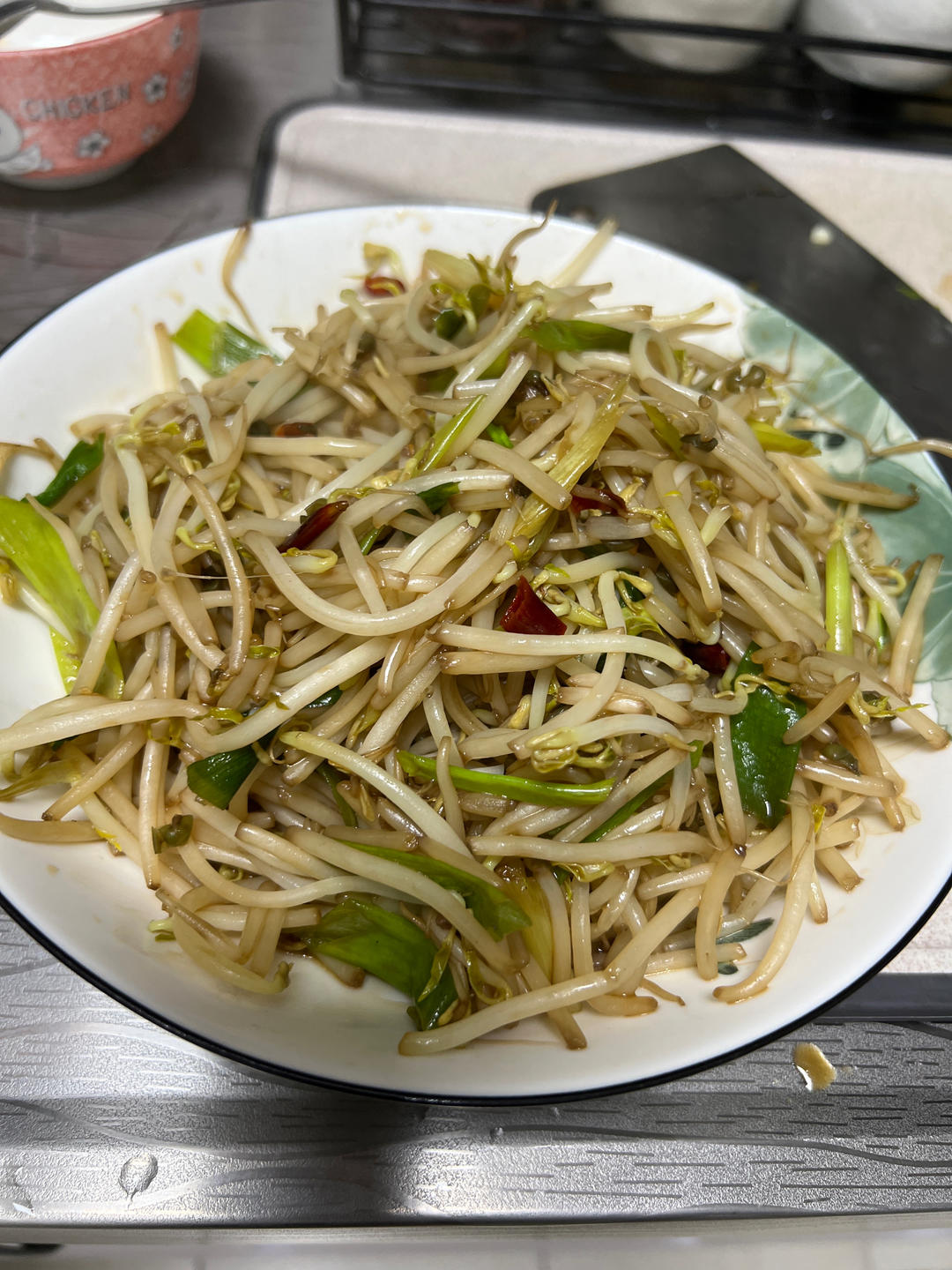 爆炒绿豆芽