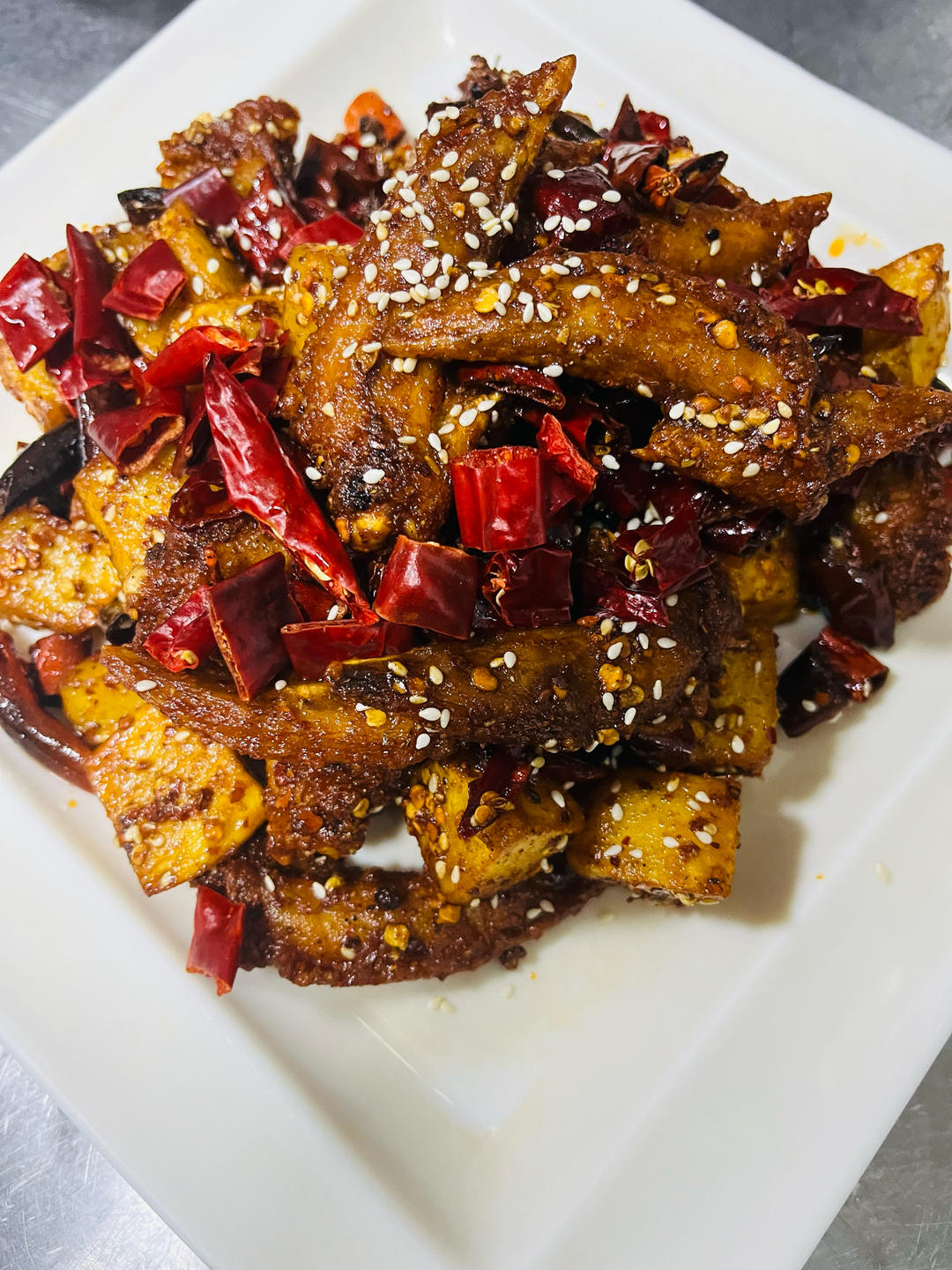 香辣鸡尖（下酒神器）巨好吃