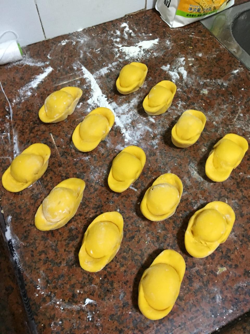 “中国年”元宝馒头