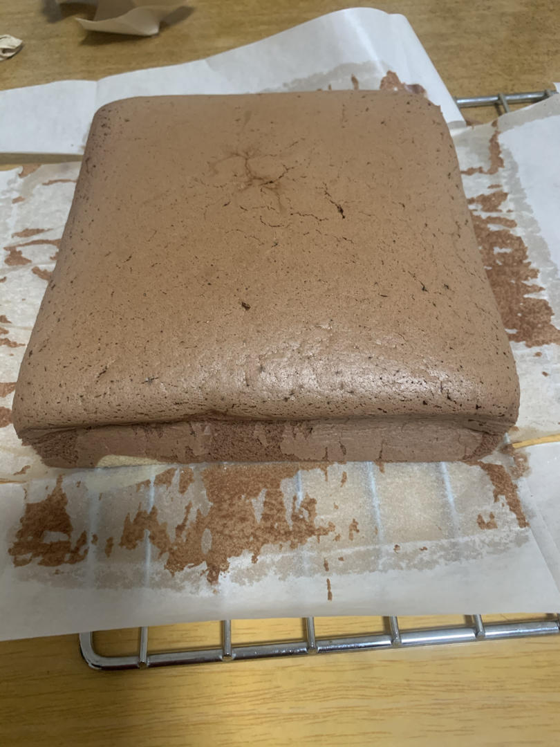 可可戚风蛋糕～8寸～百分百成功