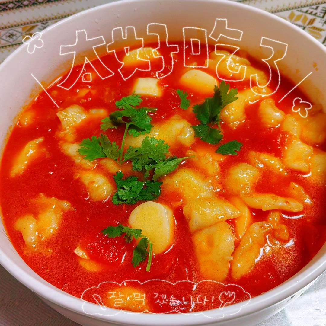 （🍅番茄汤浓郁的秘诀）琳哥的番茄浓汤巴沙鱼