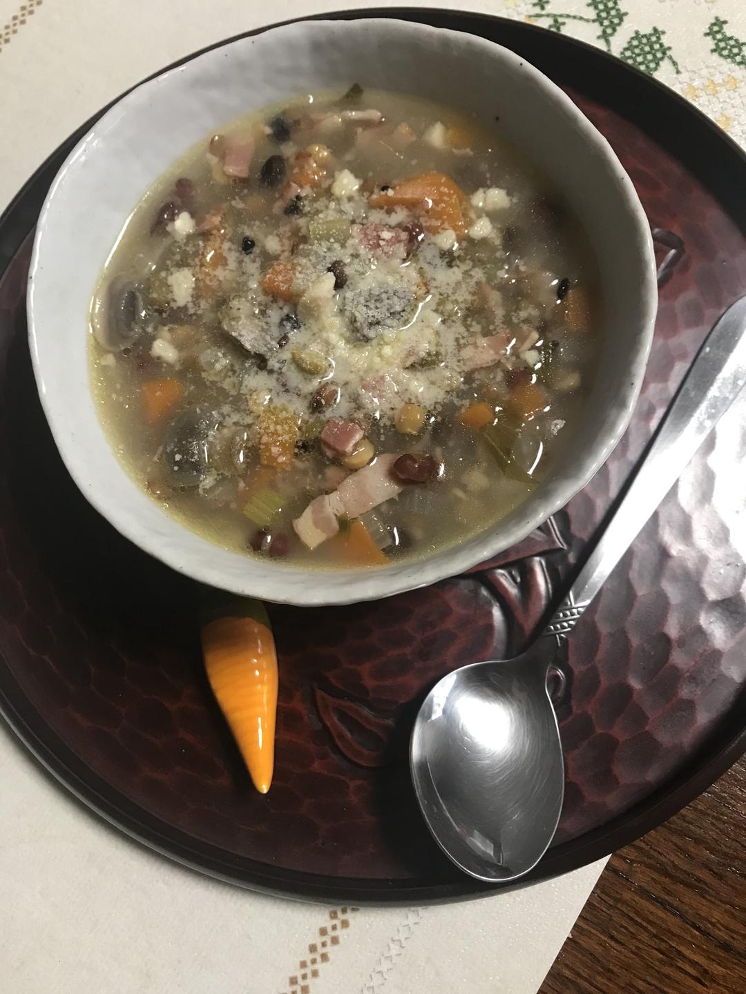 培根蔬菜汤