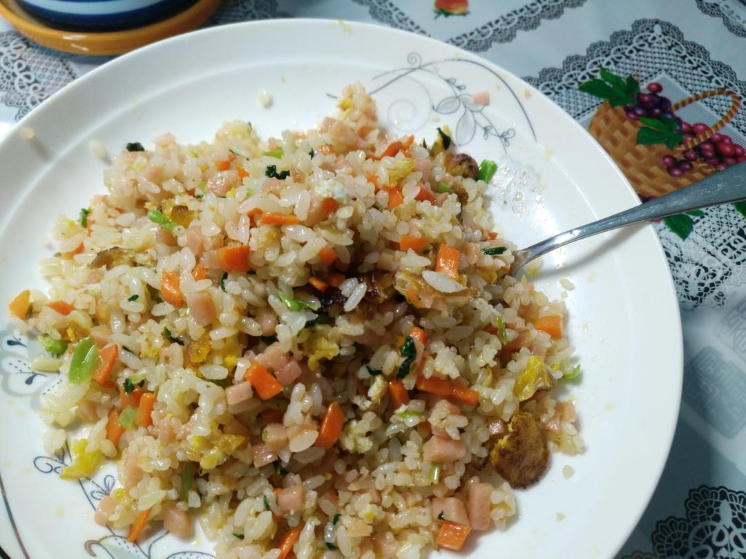 蔬菜炒饭的做法