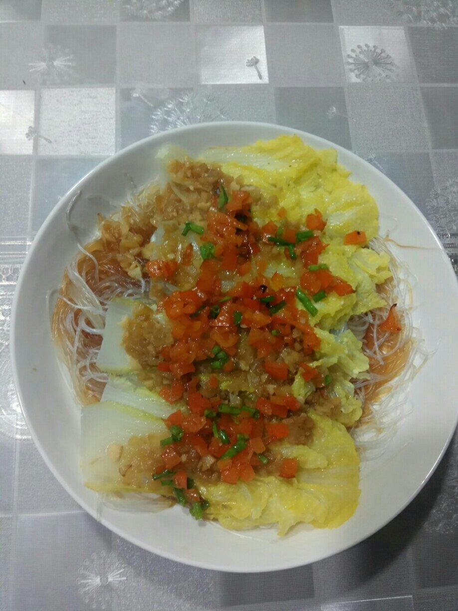 蒜蓉粉丝蒸娃娃菜