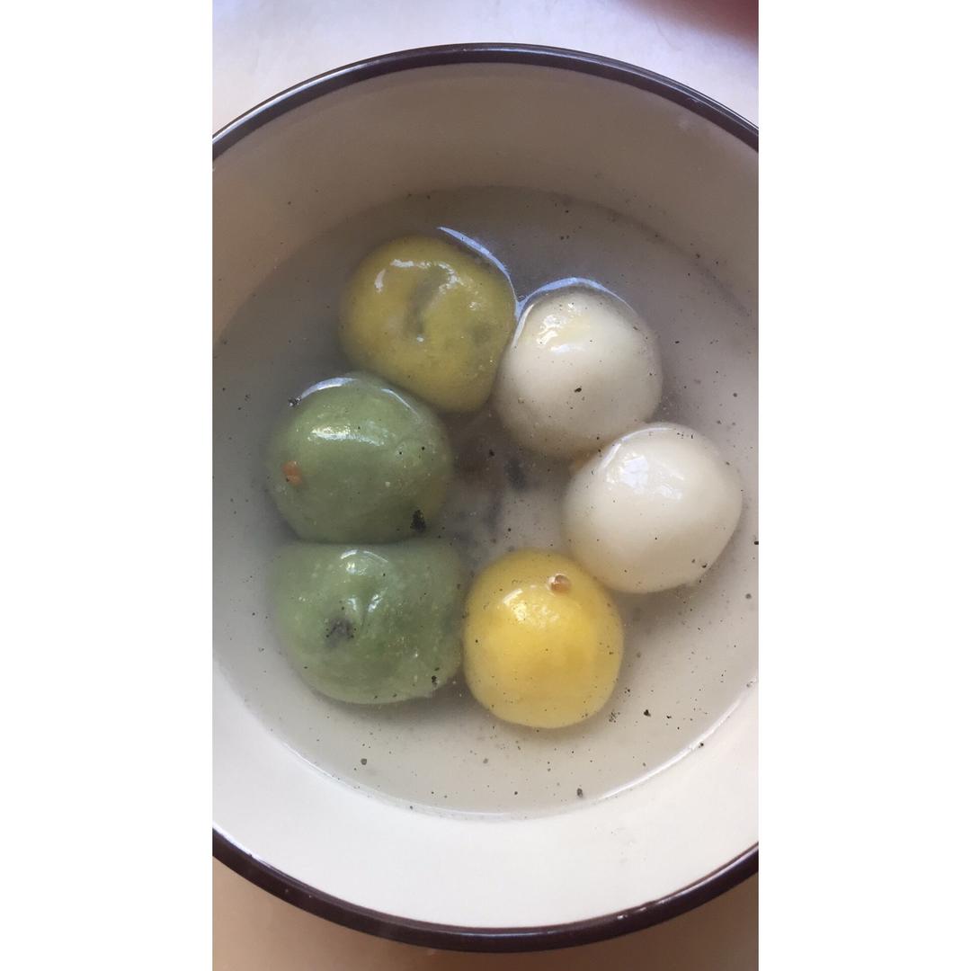 彩色汤圆-各种馅