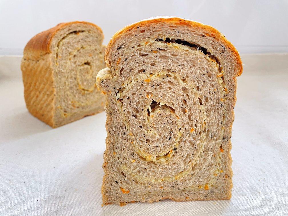 香炸了！红茶香橙奶酥吐司，果香十足der