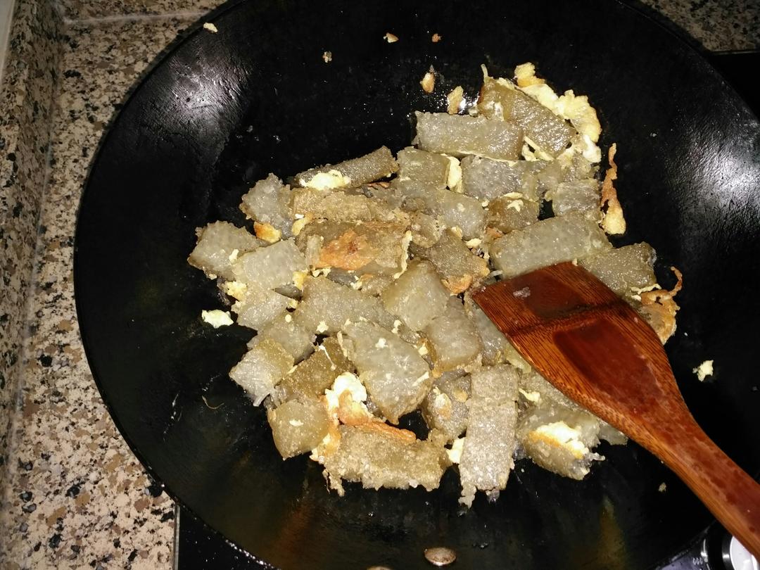 手机用户4890bhuo做的鸡蛋煎皮渣