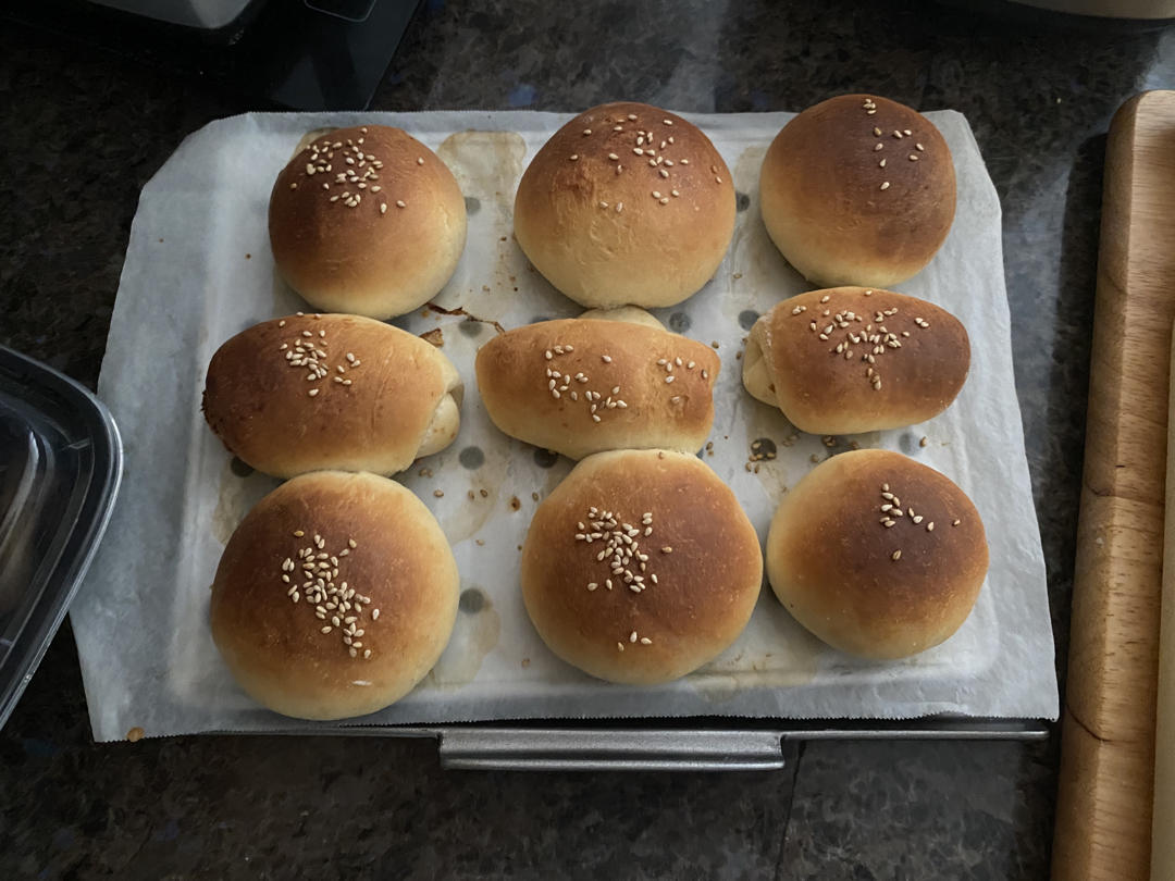 迷你肠仔包（一次发酵）