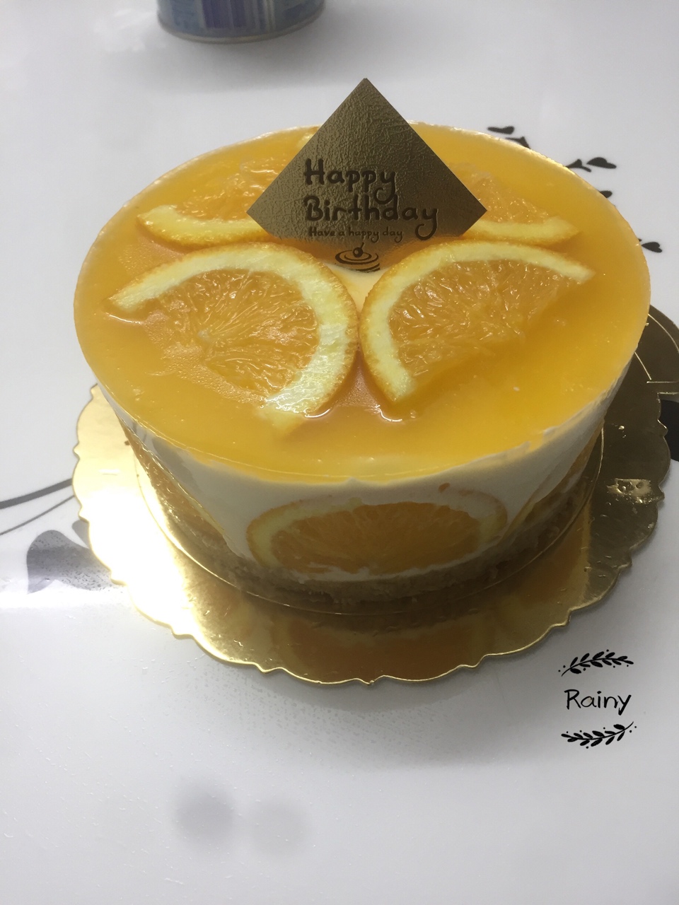 香橙酸奶慕斯蛋糕