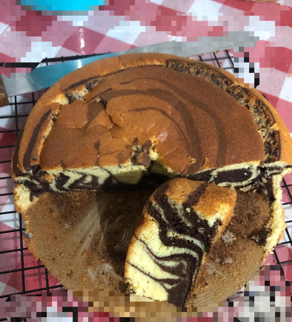 斑马纹酸奶蛋糕