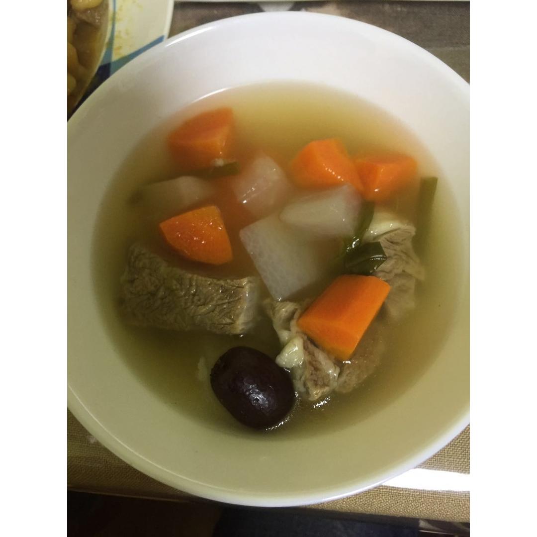 枸杞山药牛肉汤