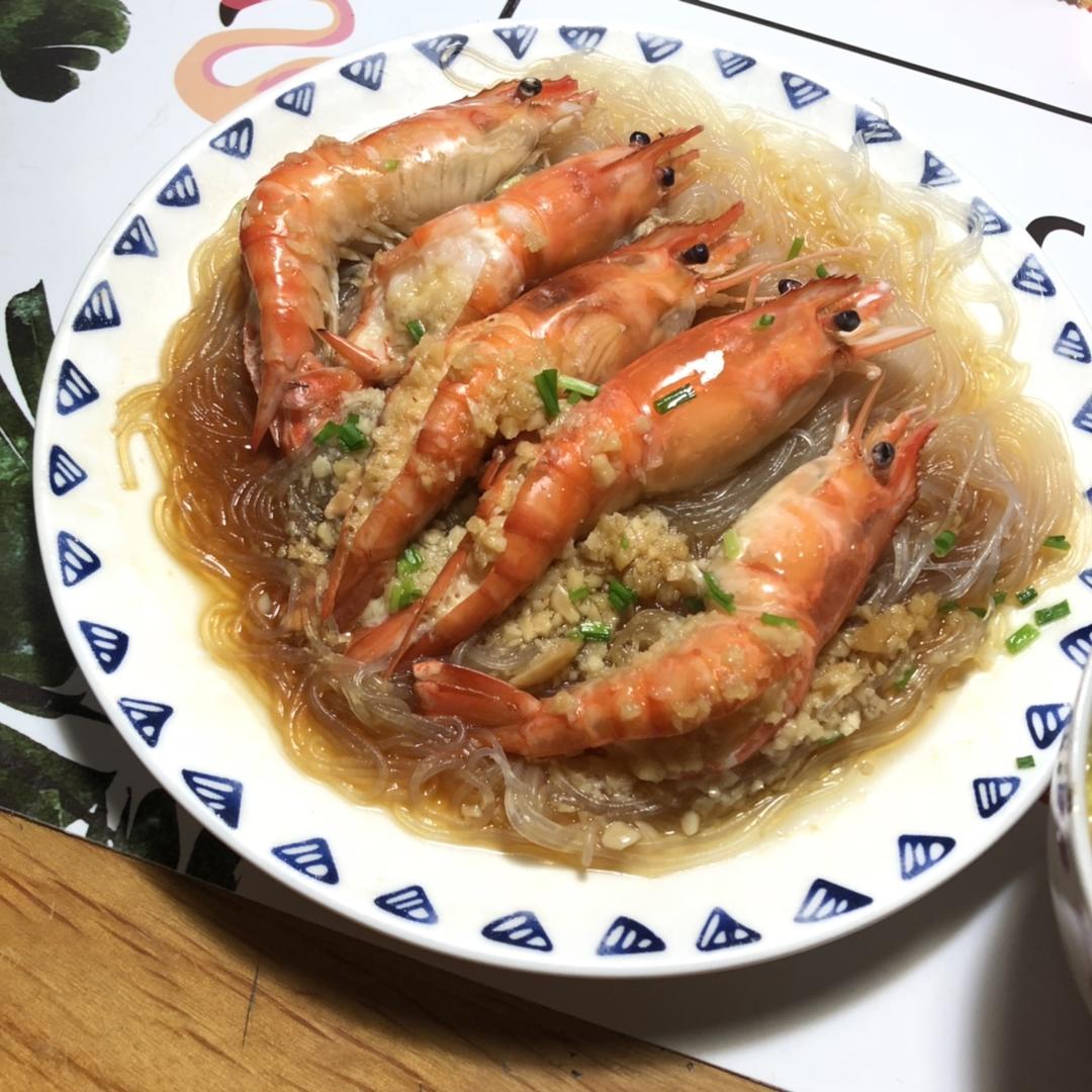 蒜蓉粉丝蒸虾
