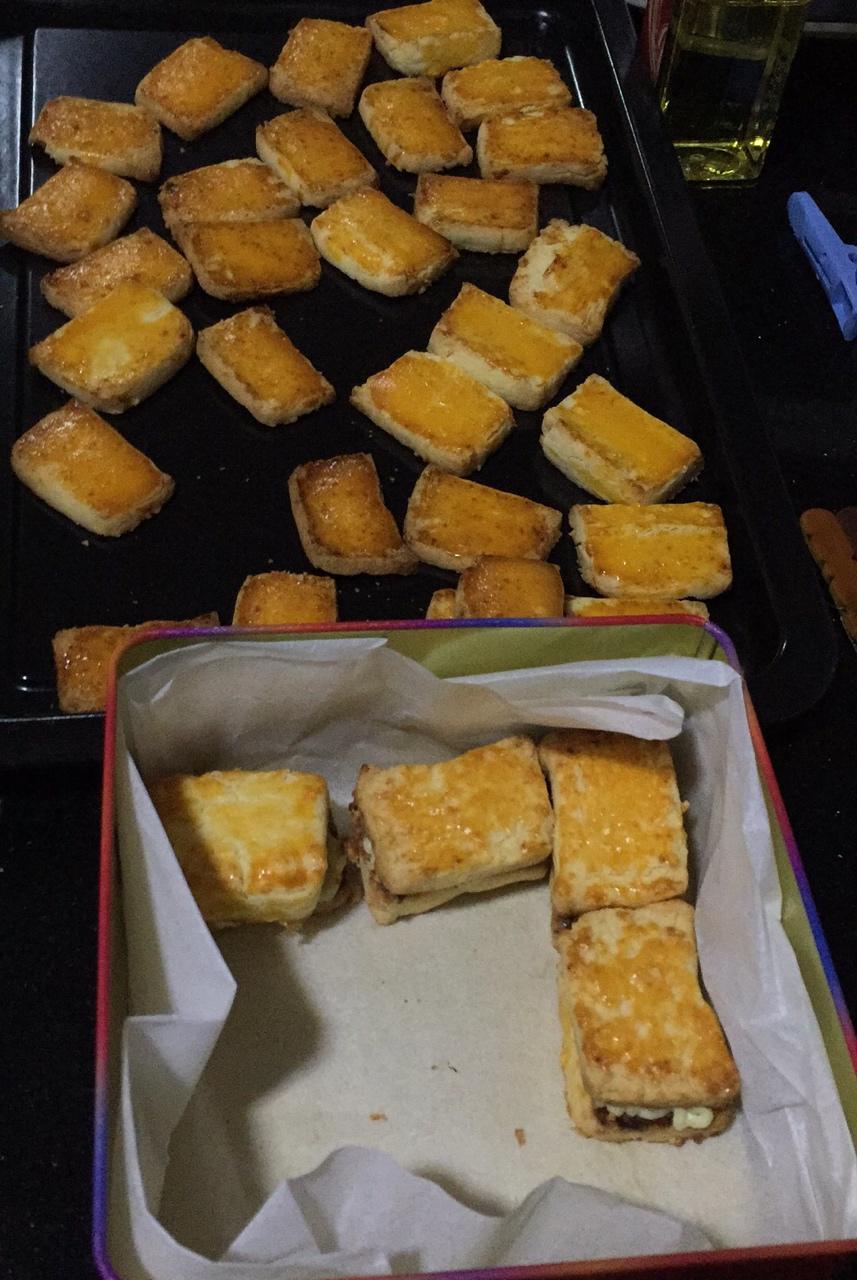 乳酪奶油夹心酥饼