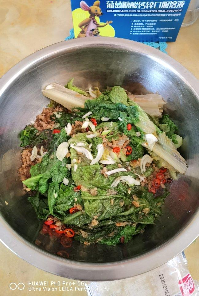 白灼生菜