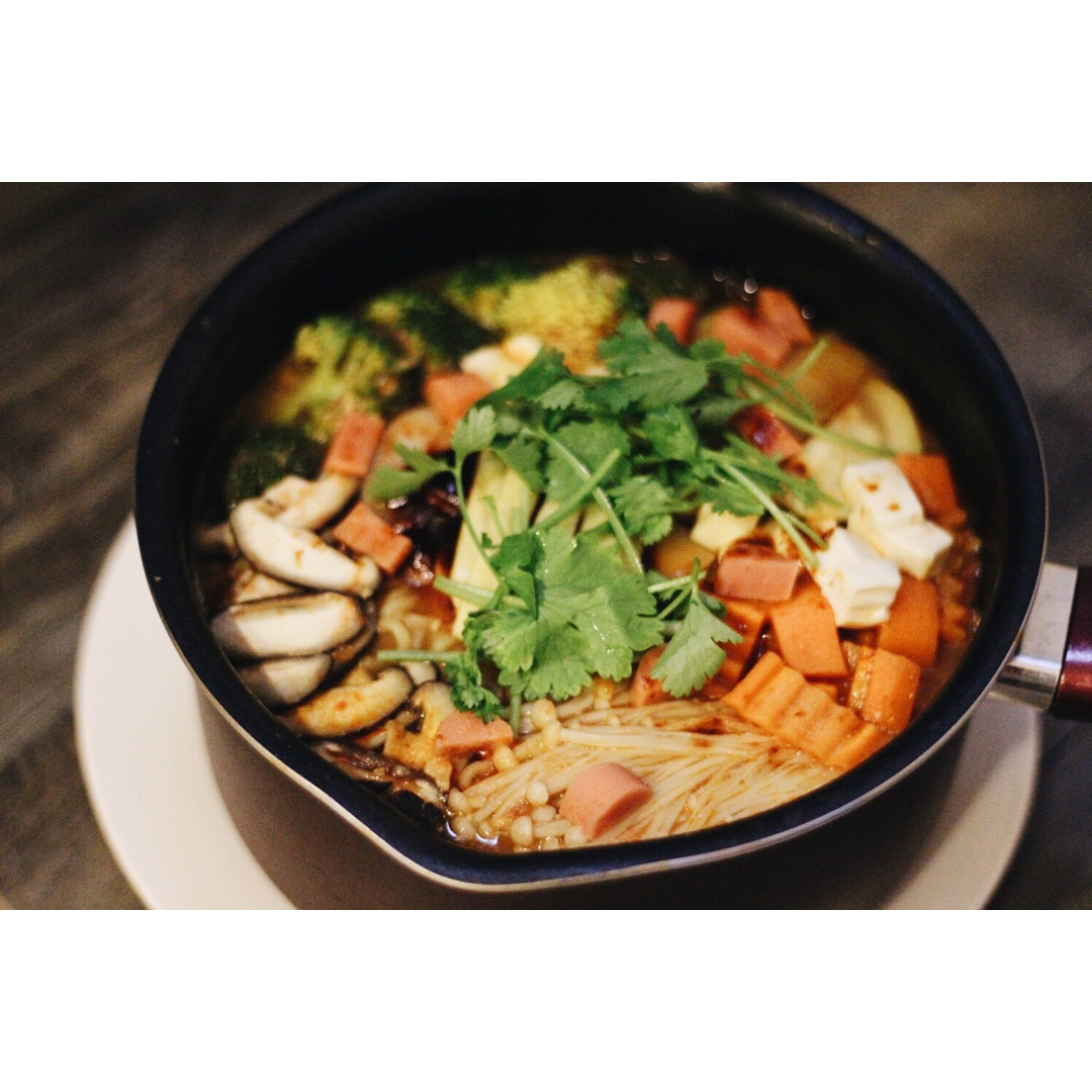 韩国部队锅拉面锅（超好吃）