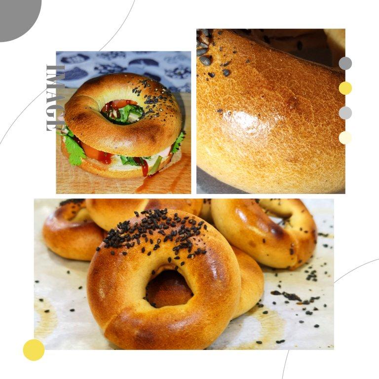 原味贝果🥯/黑芝麻贝果🥯