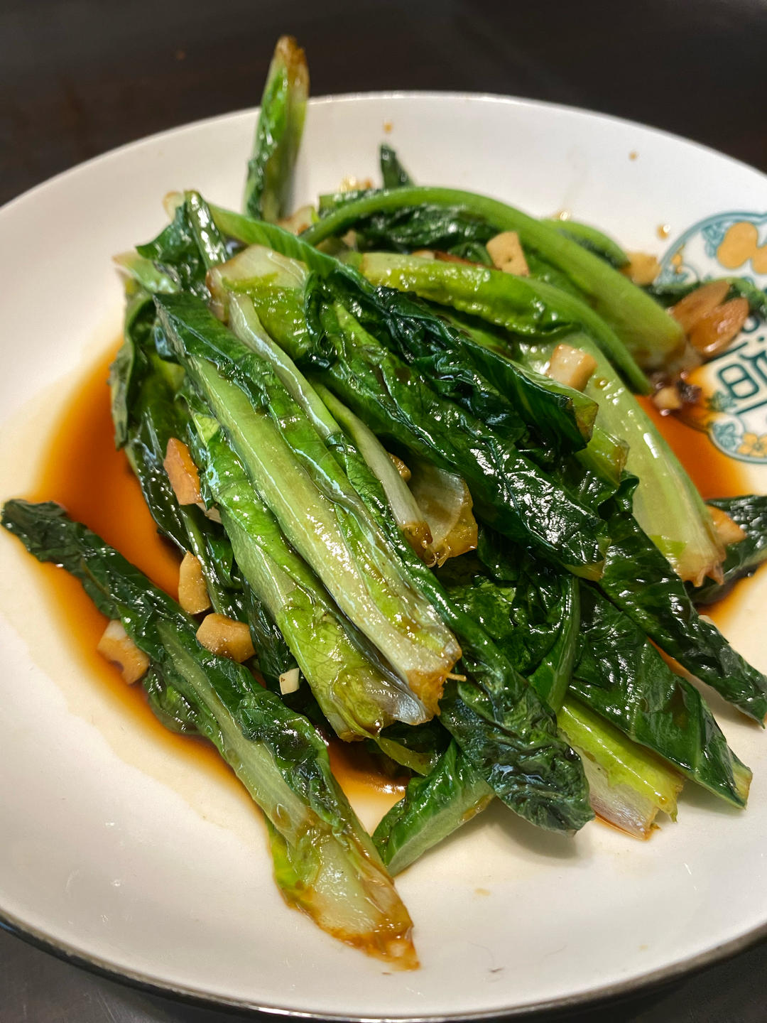 蒜蓉耗油清炒油麦菜，减脂快手菜，宝宝超爱，傻瓜步骤，屡试不爽，好吃且下饭，鲜香爽口！！