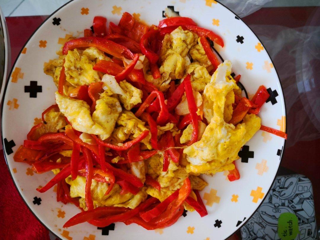 红辣椒炒鸡蛋