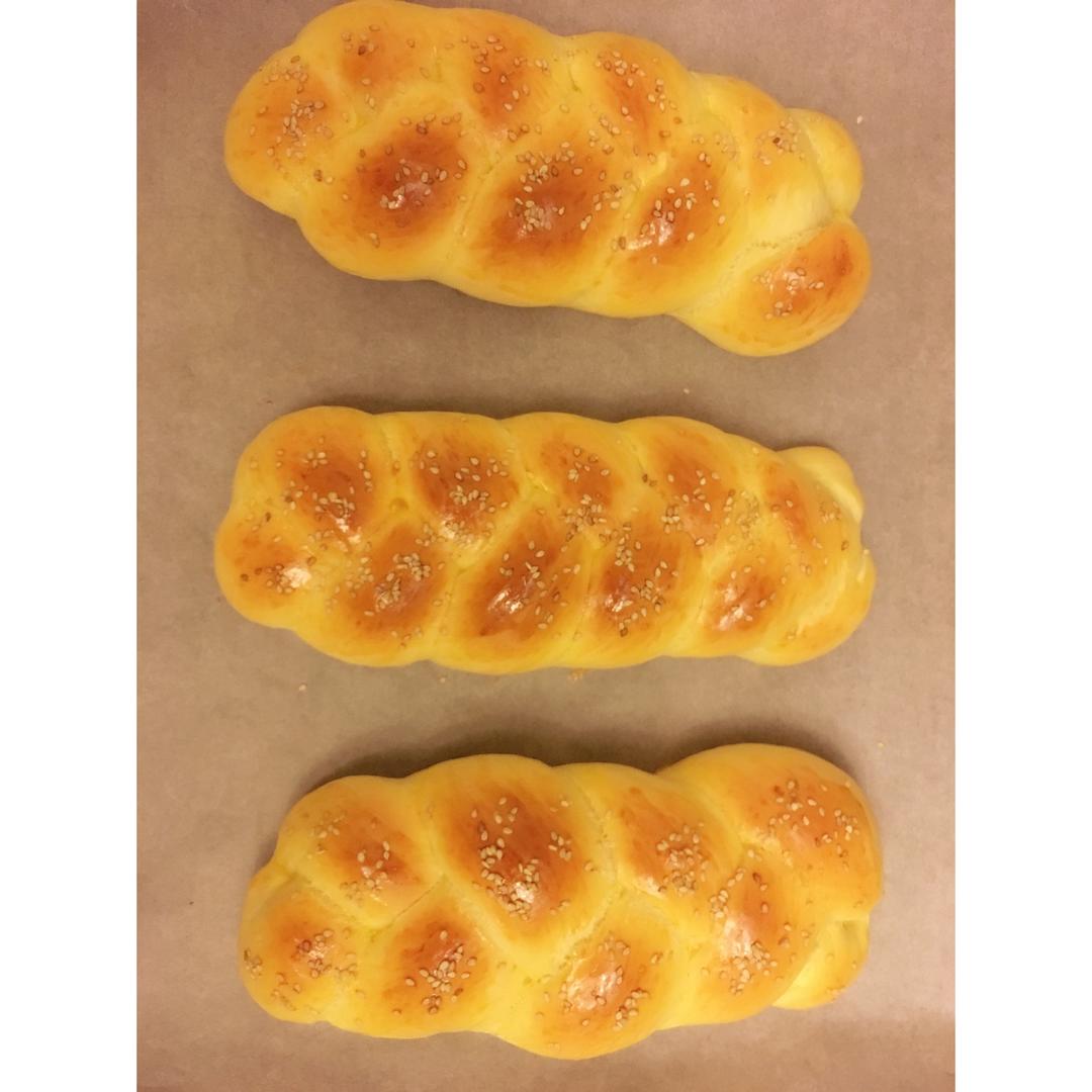 酸奶辫子面包（一次发酵）