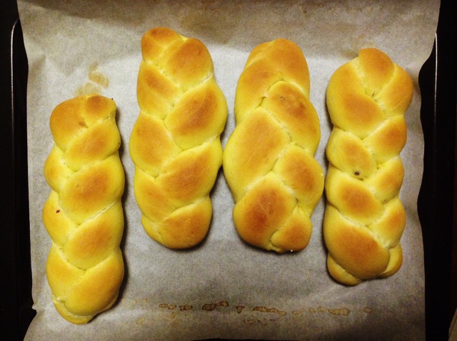 蔓越莓辫子面包