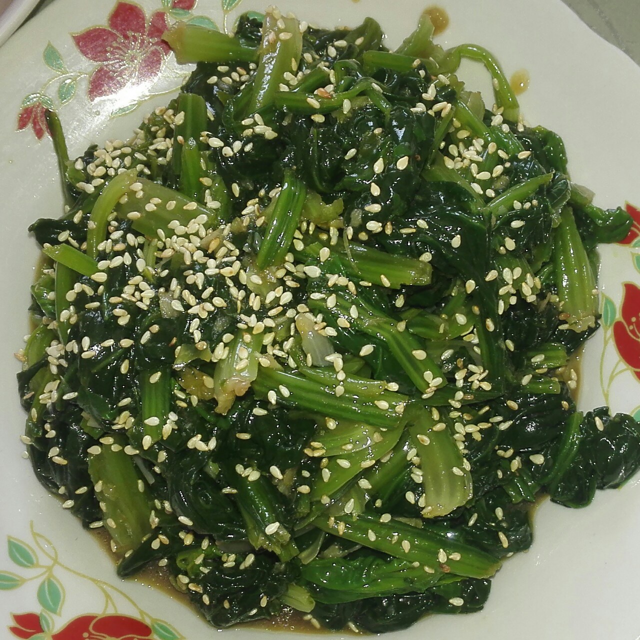 [减肥食谱] 凉拌菠菜