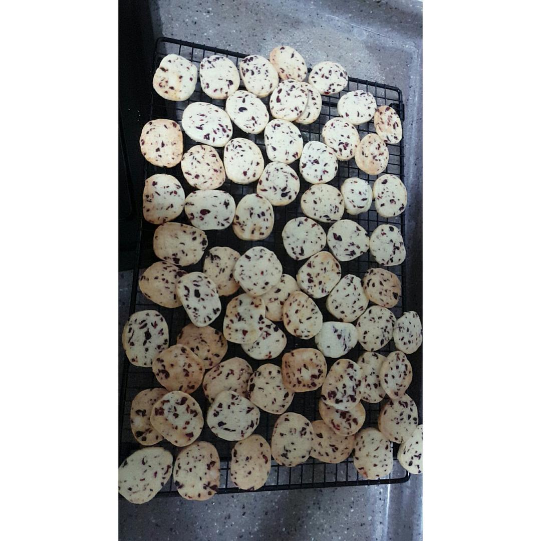 低糖少油版蔓越莓饼干