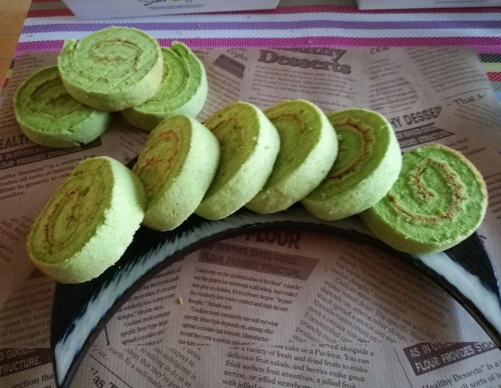 菠菜蛋糕卷